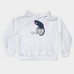 The Cat's Meow Kitty Cat Lover's Design Kids Hoodie